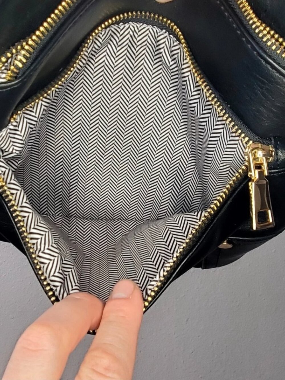 No Brand Black Fake Leather Multi Pocket Purse - Picture 7 of 10